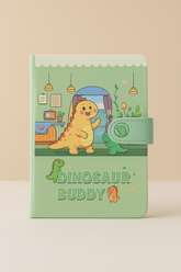 دفتر يوميات ديناصور - تصميم لطيف